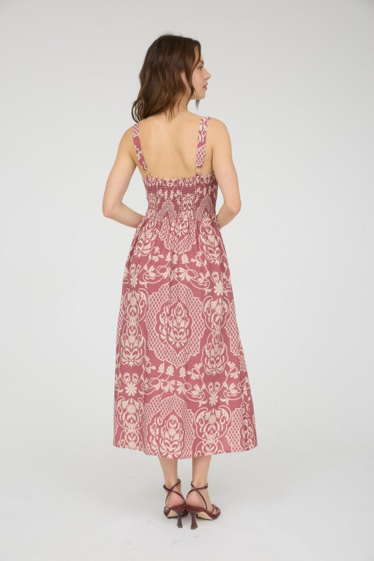 Bow Detail Midi Dress