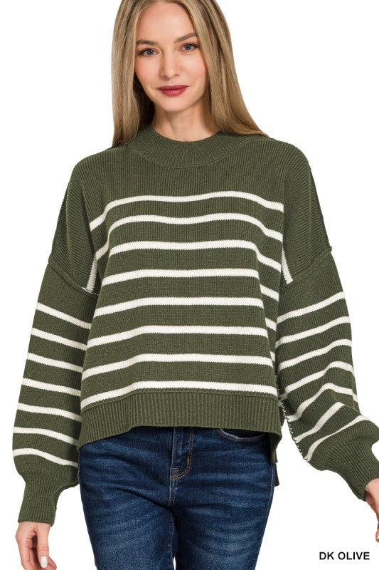 Striped Oversized Sweater