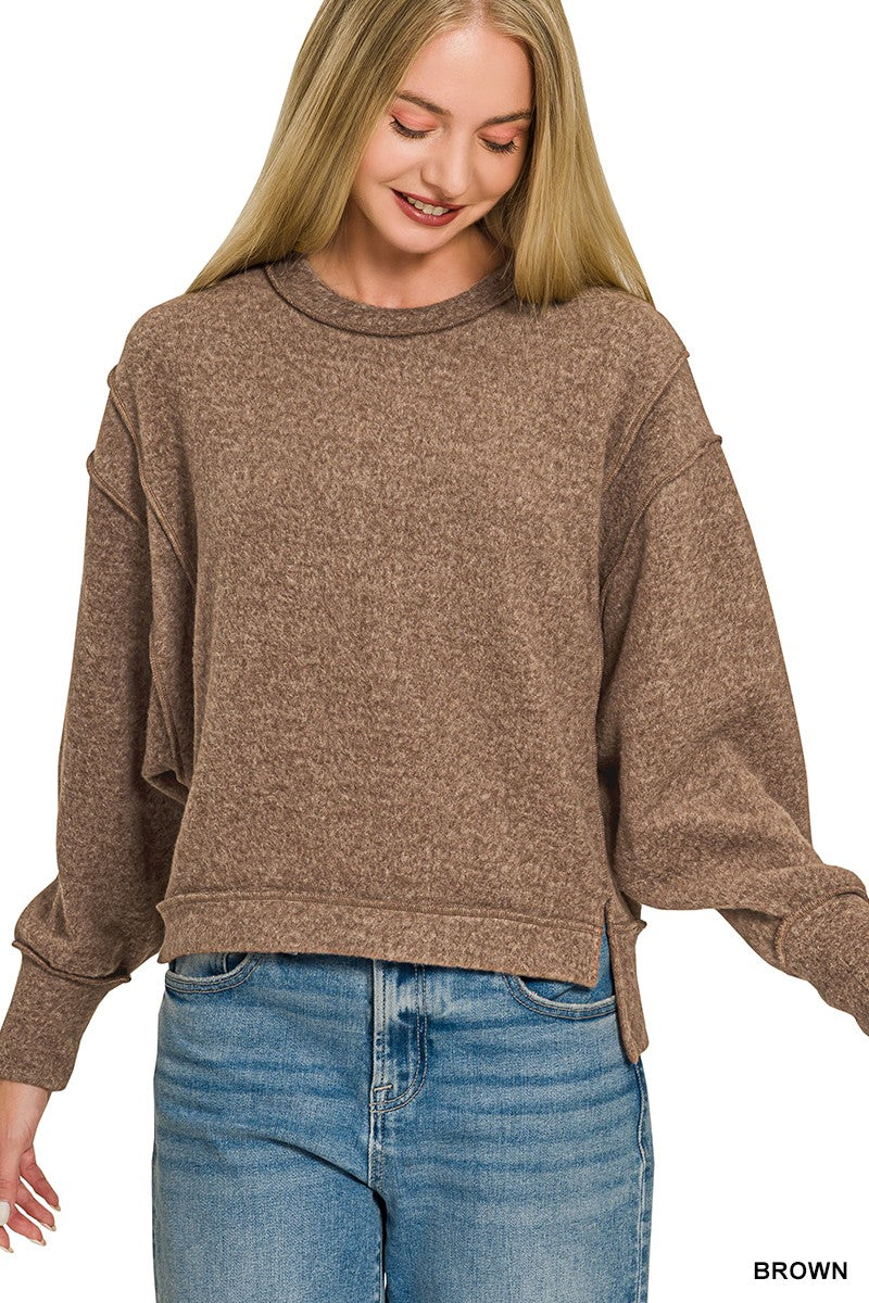Brushed Oversized Sweater