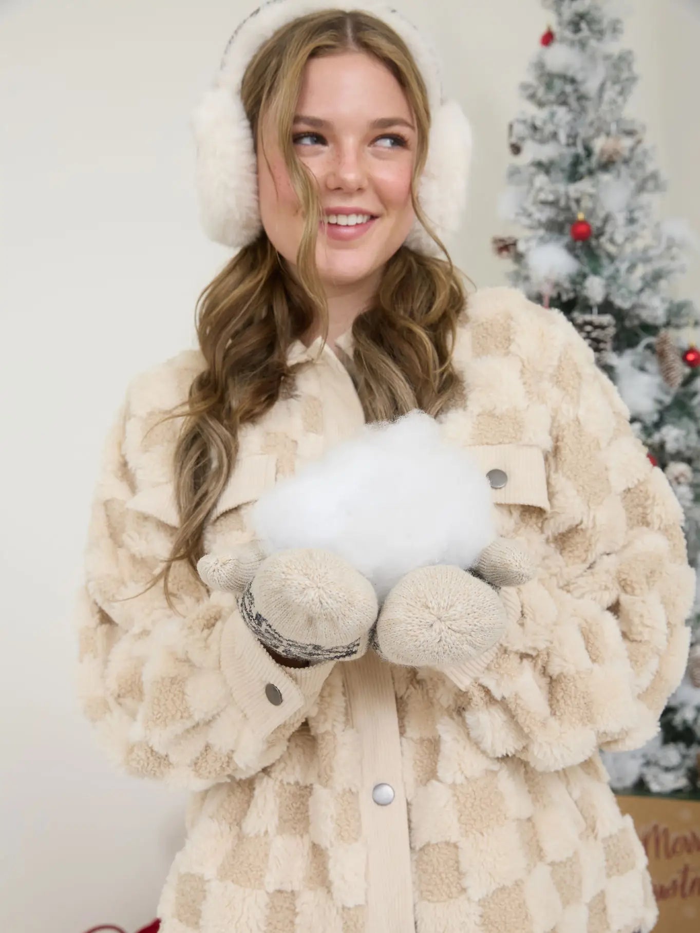 Checkered Button Down Shacket