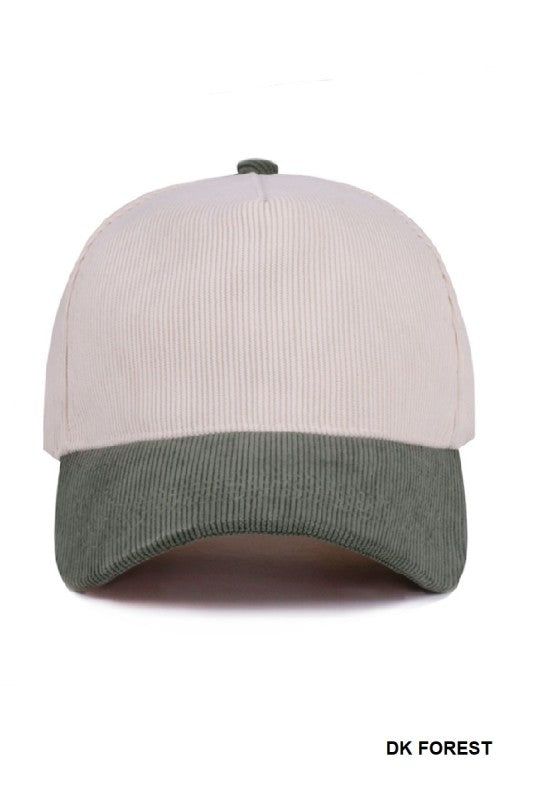 Corduroy Trucker Hat