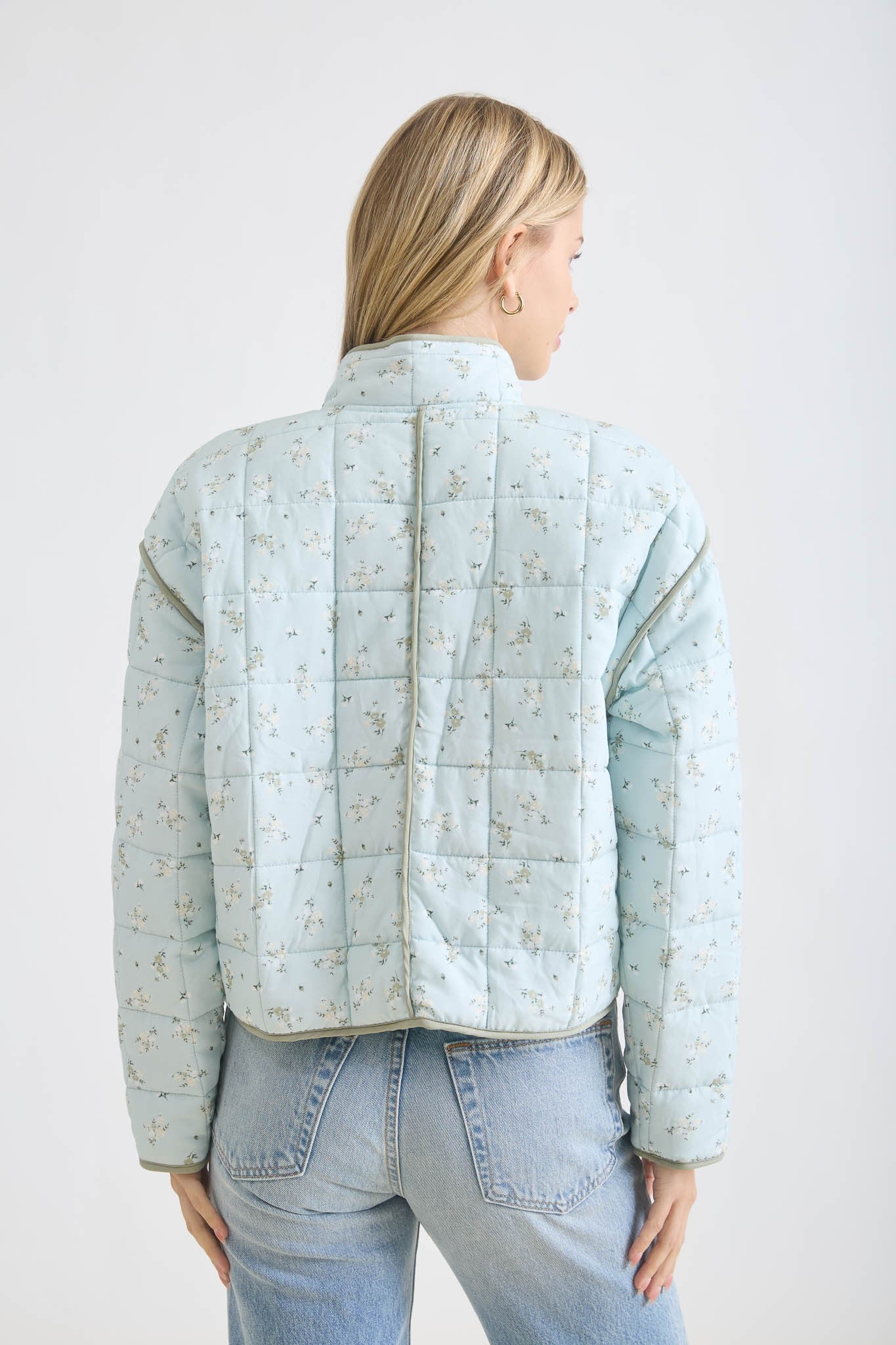 Quilted Floral Jacket