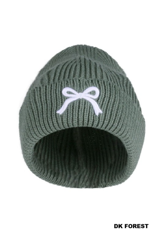 DOORBUSTER Bow Cuff Beanie