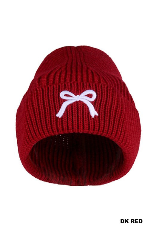 DOORBUSTER Bow Cuff Beanie