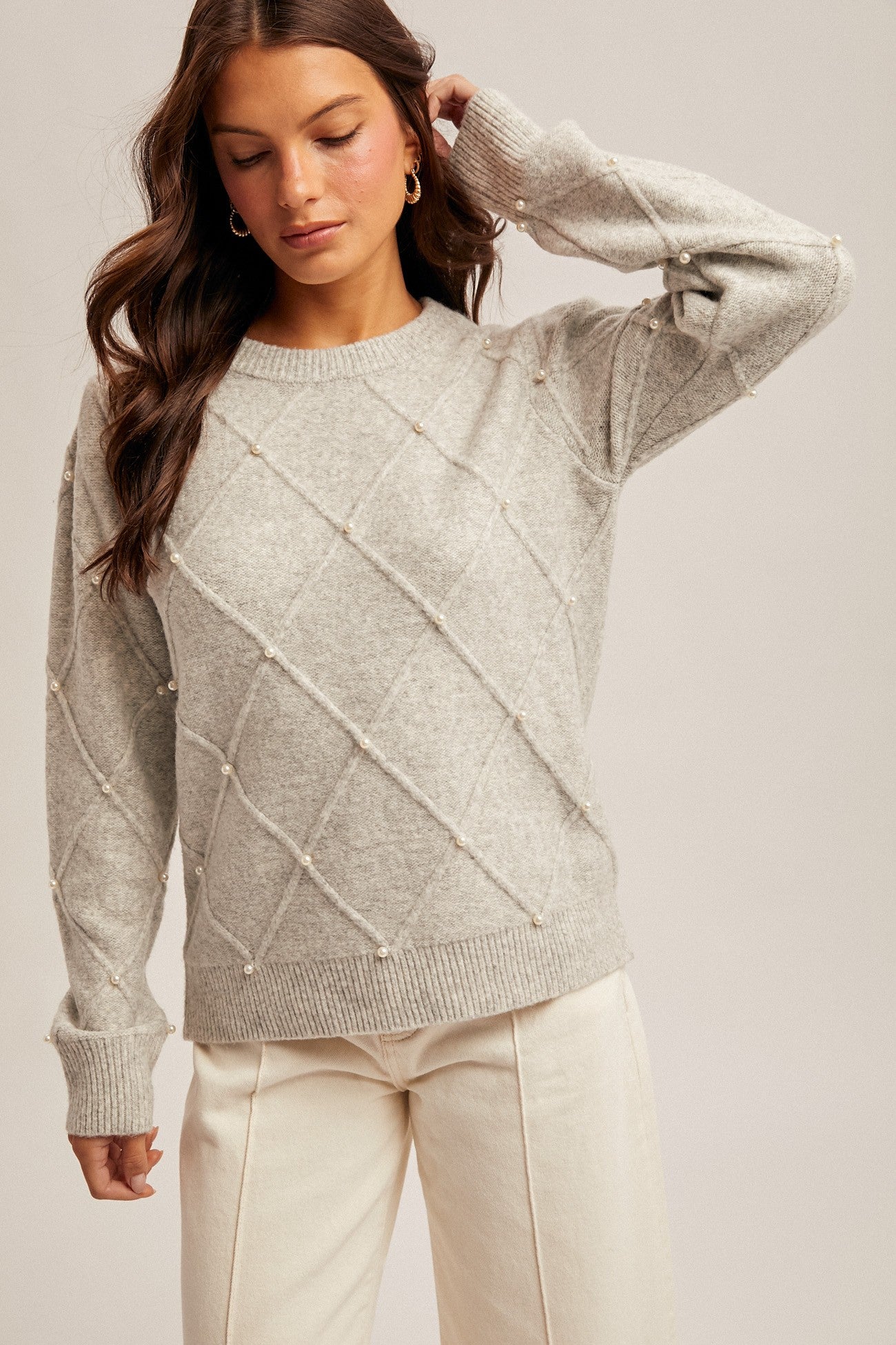 Pearl Detail Sweater