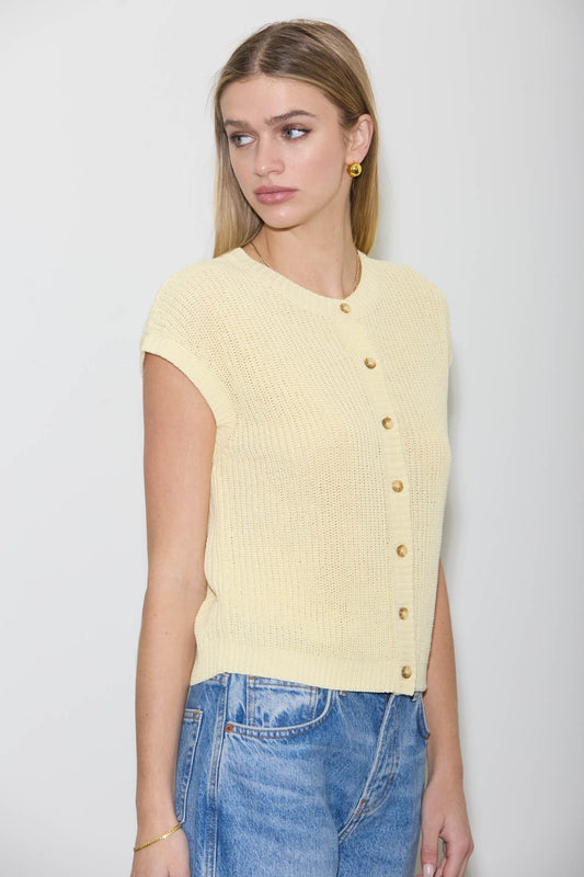 Button Down Cardigan Vest
