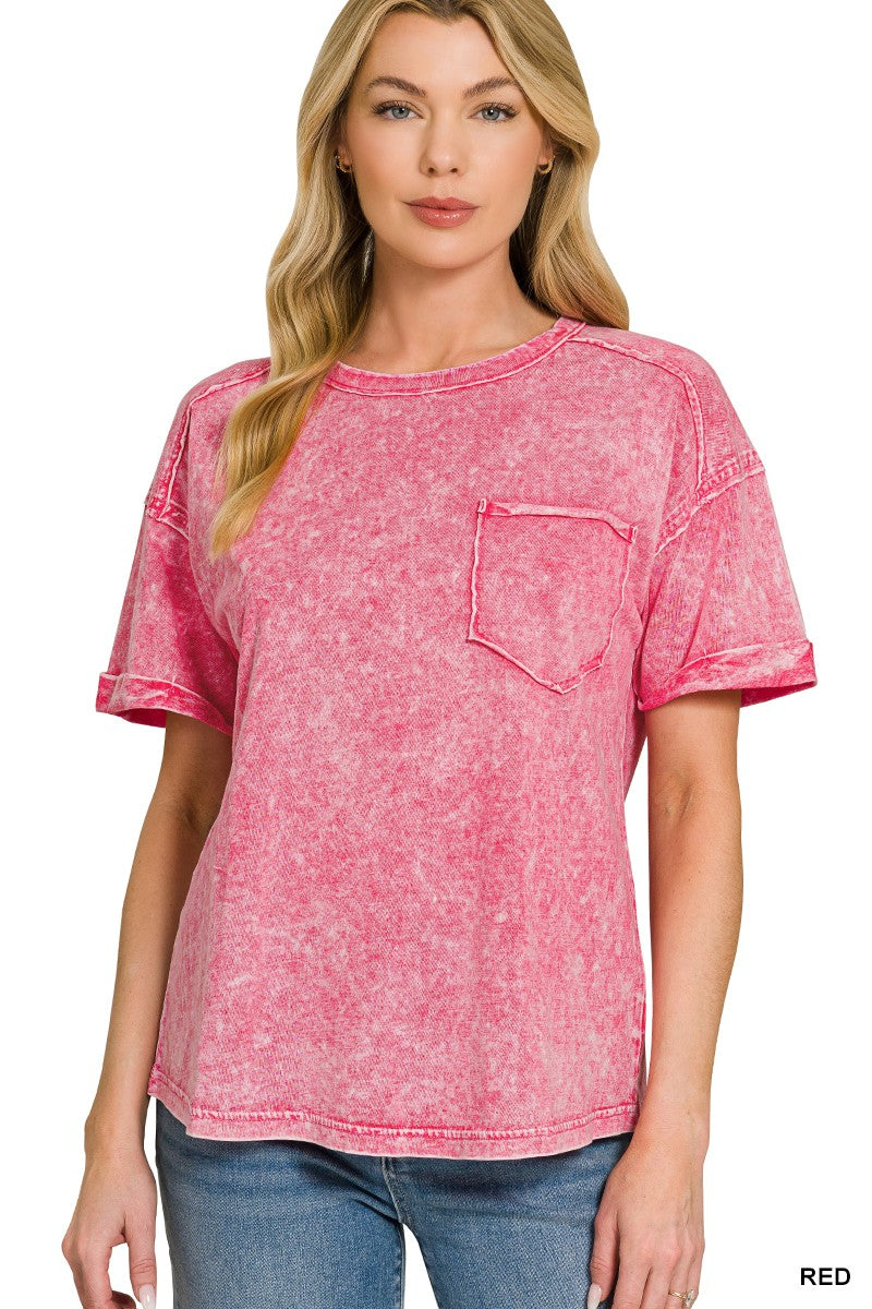 Halo Snow Washed Tee
