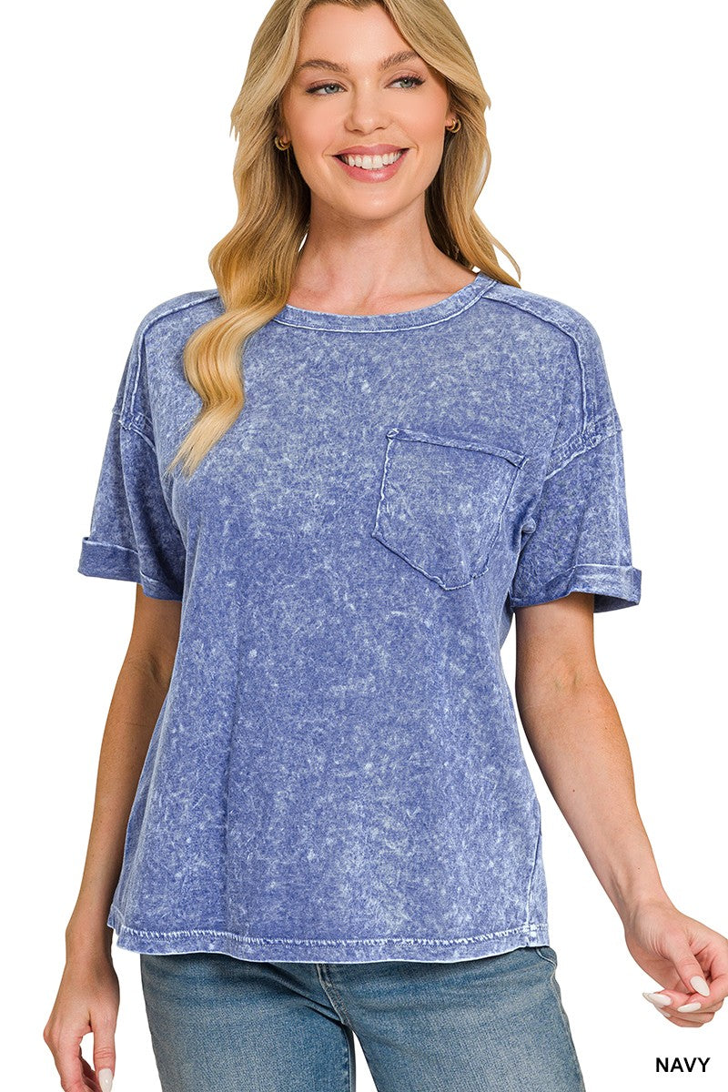 Halo Snow Washed Tee
