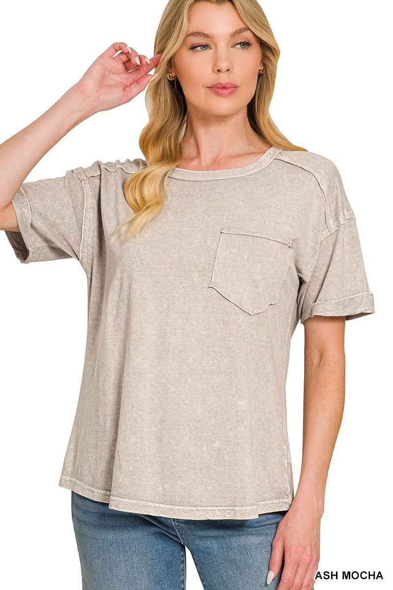 Halo Snow Washed Tee