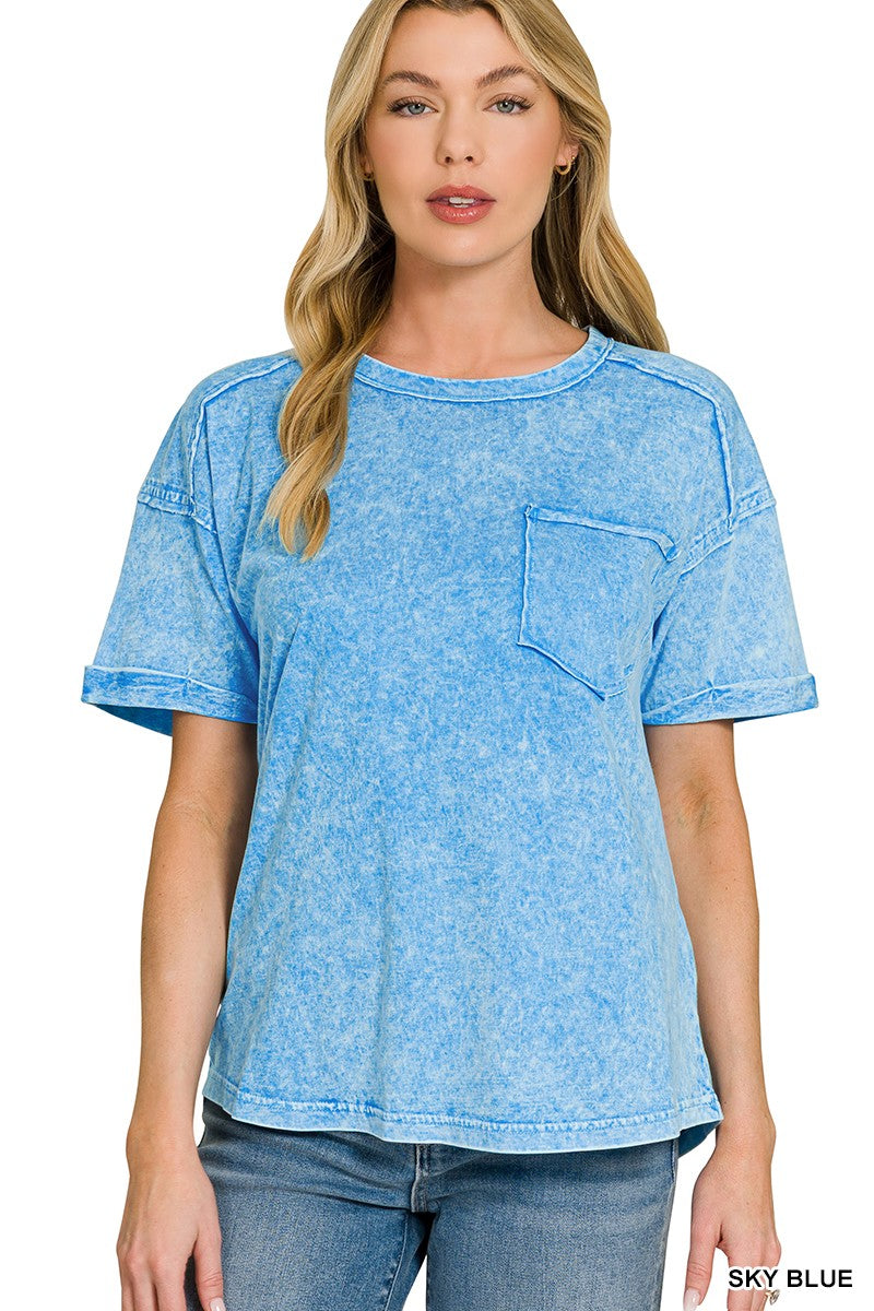 Halo Snow Washed Tee