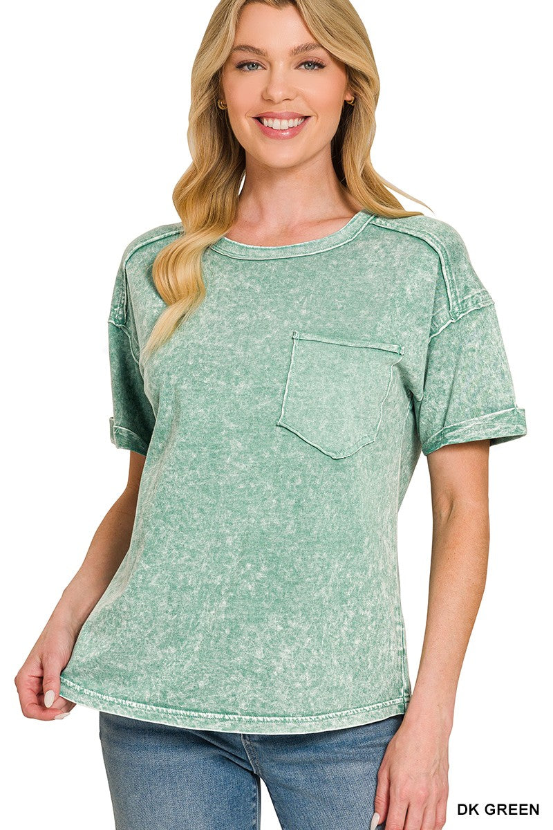 Halo Snow Washed Tee