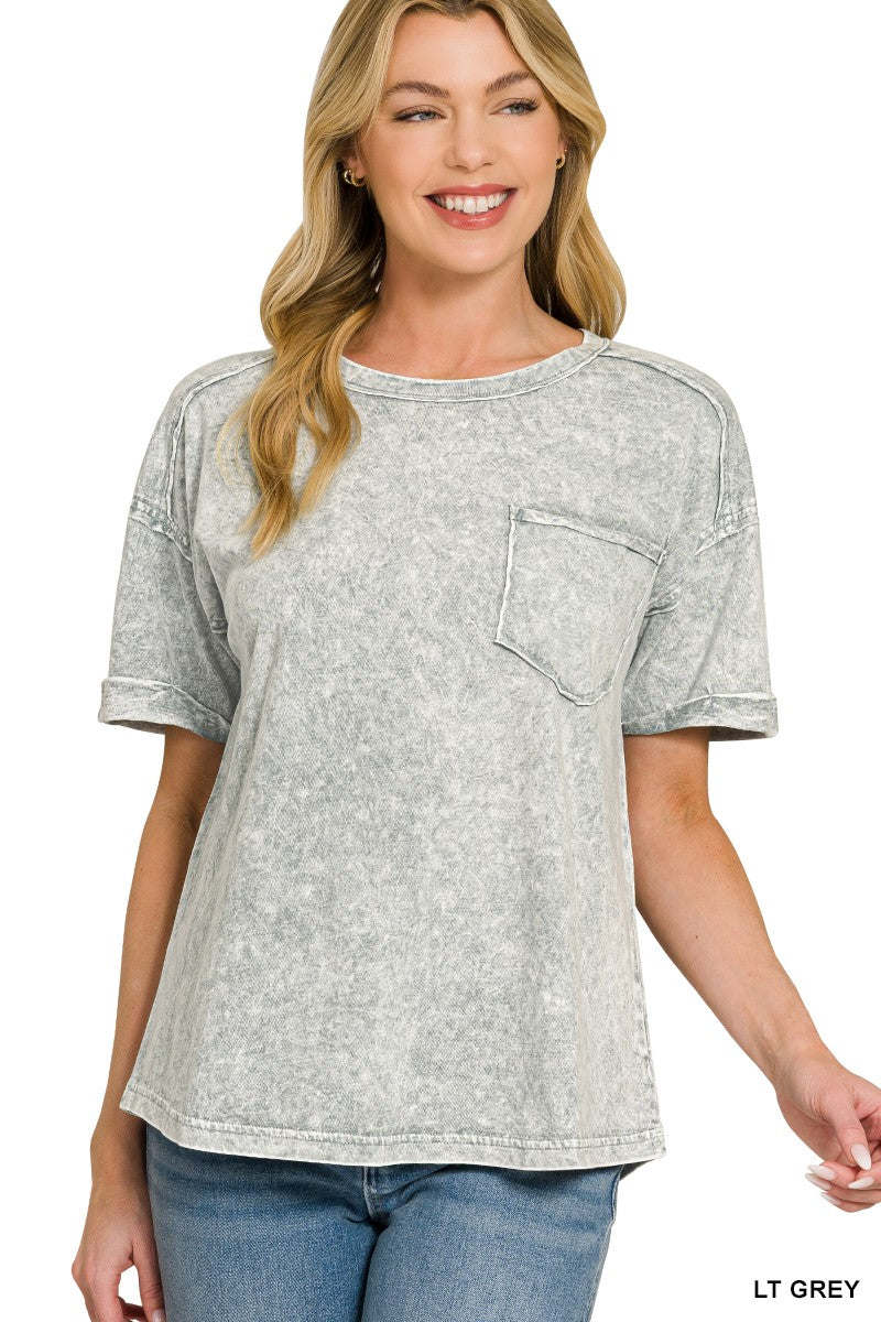 Halo Snow Washed Tee