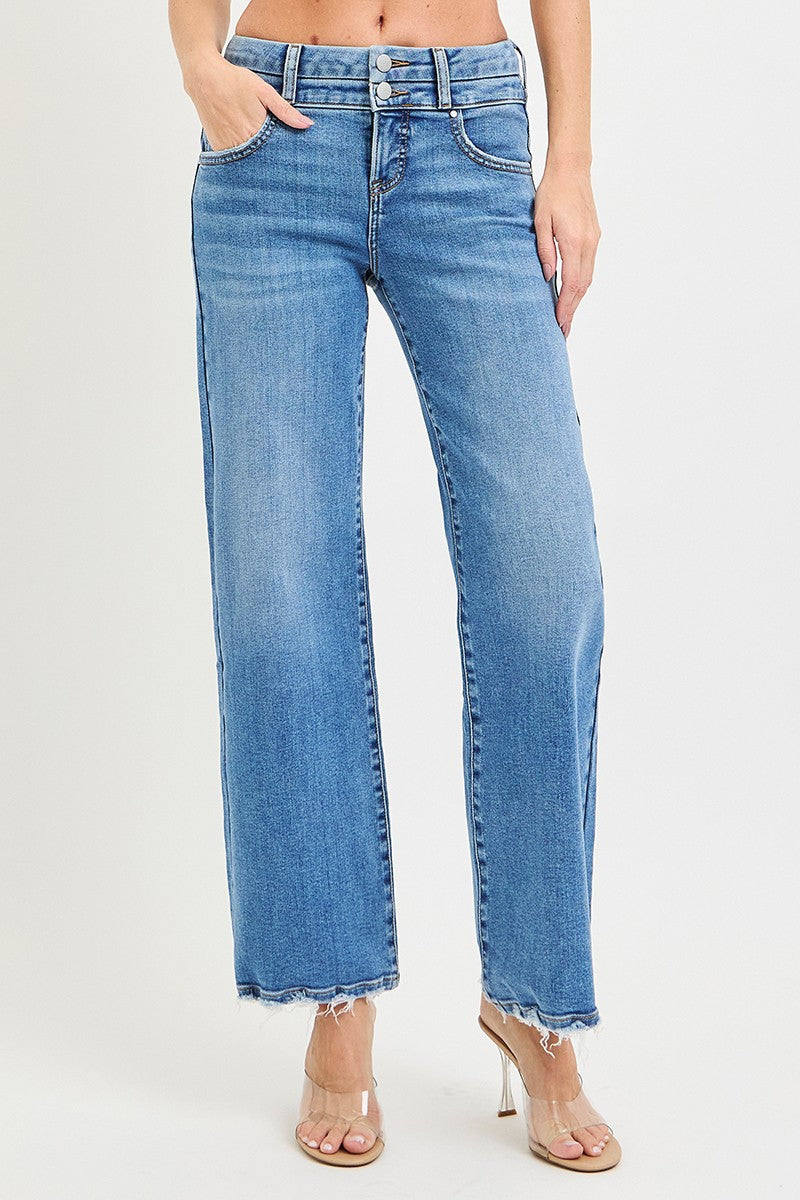 Double Waist Risen Jeans