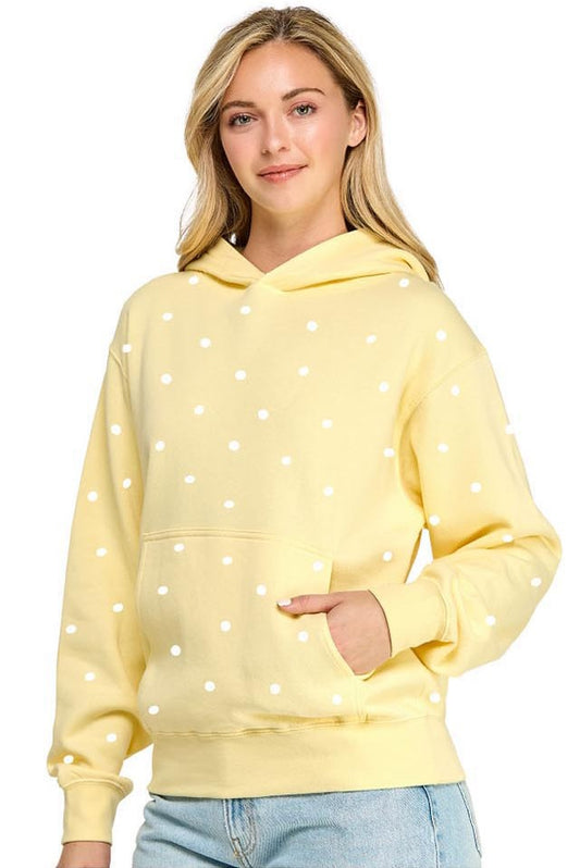 Polka Dot Hoodie