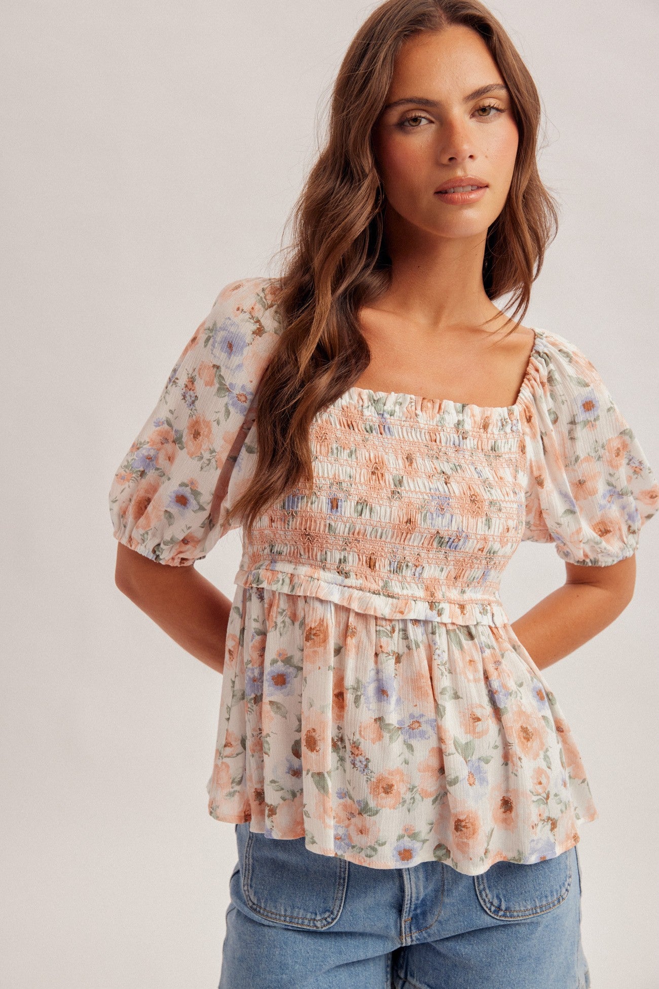 Floral Babydoll Top
