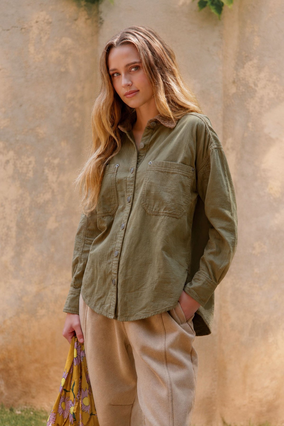 Corduroy Collar Jacket