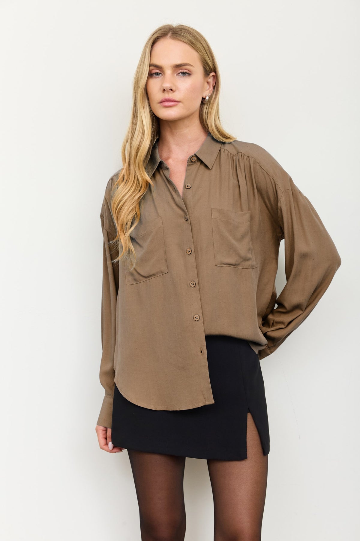 Relaxed Button Down Shirt