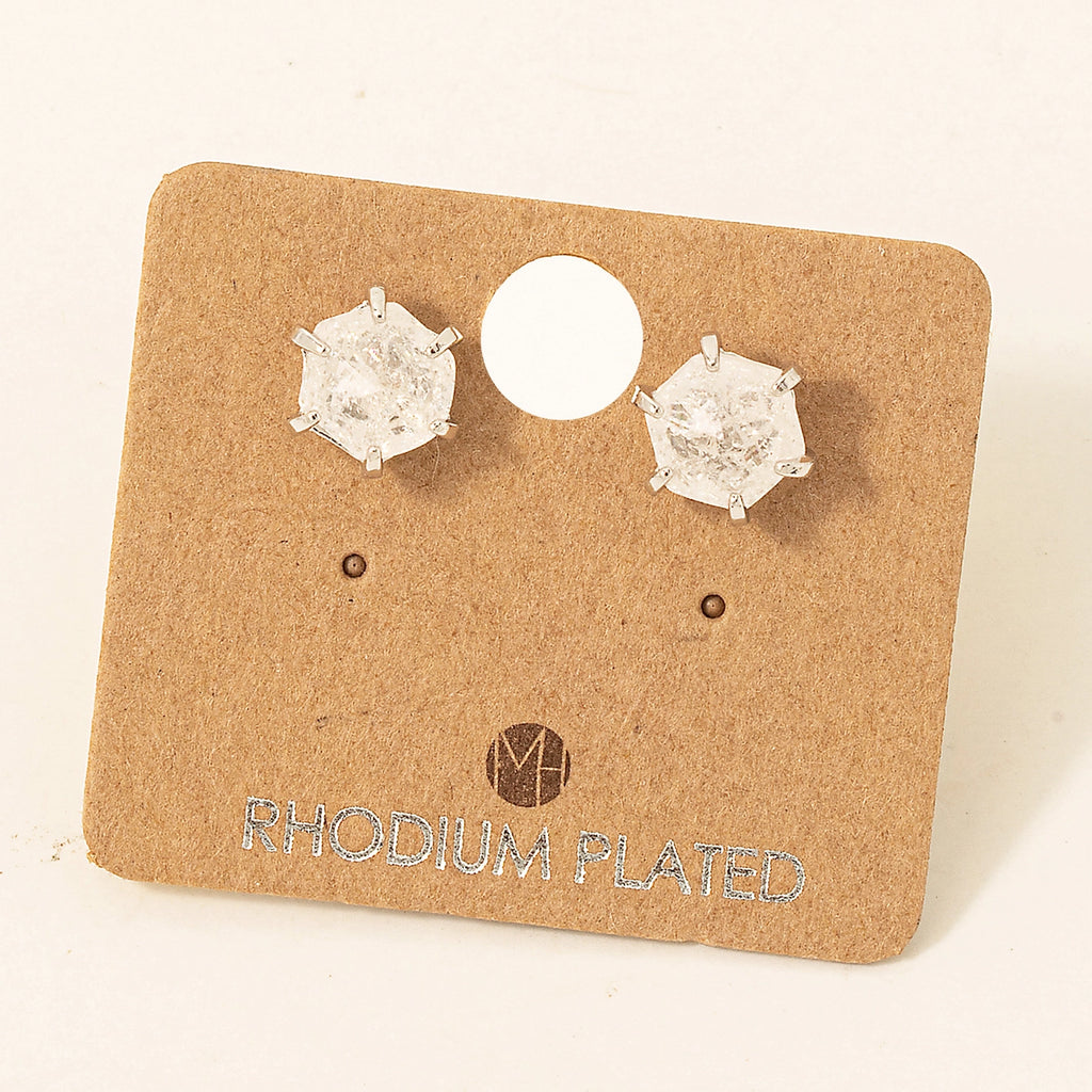 Gemstone Stud Earrings
