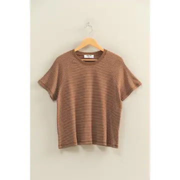 Textured Stripe Top