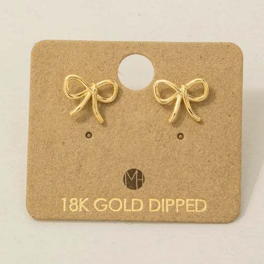 Bow Stud Earrings