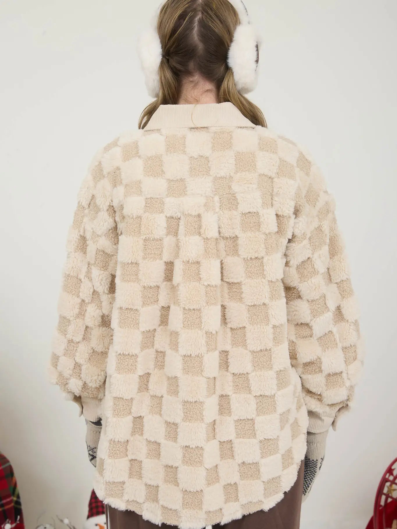 Checkered Button Down Shacket