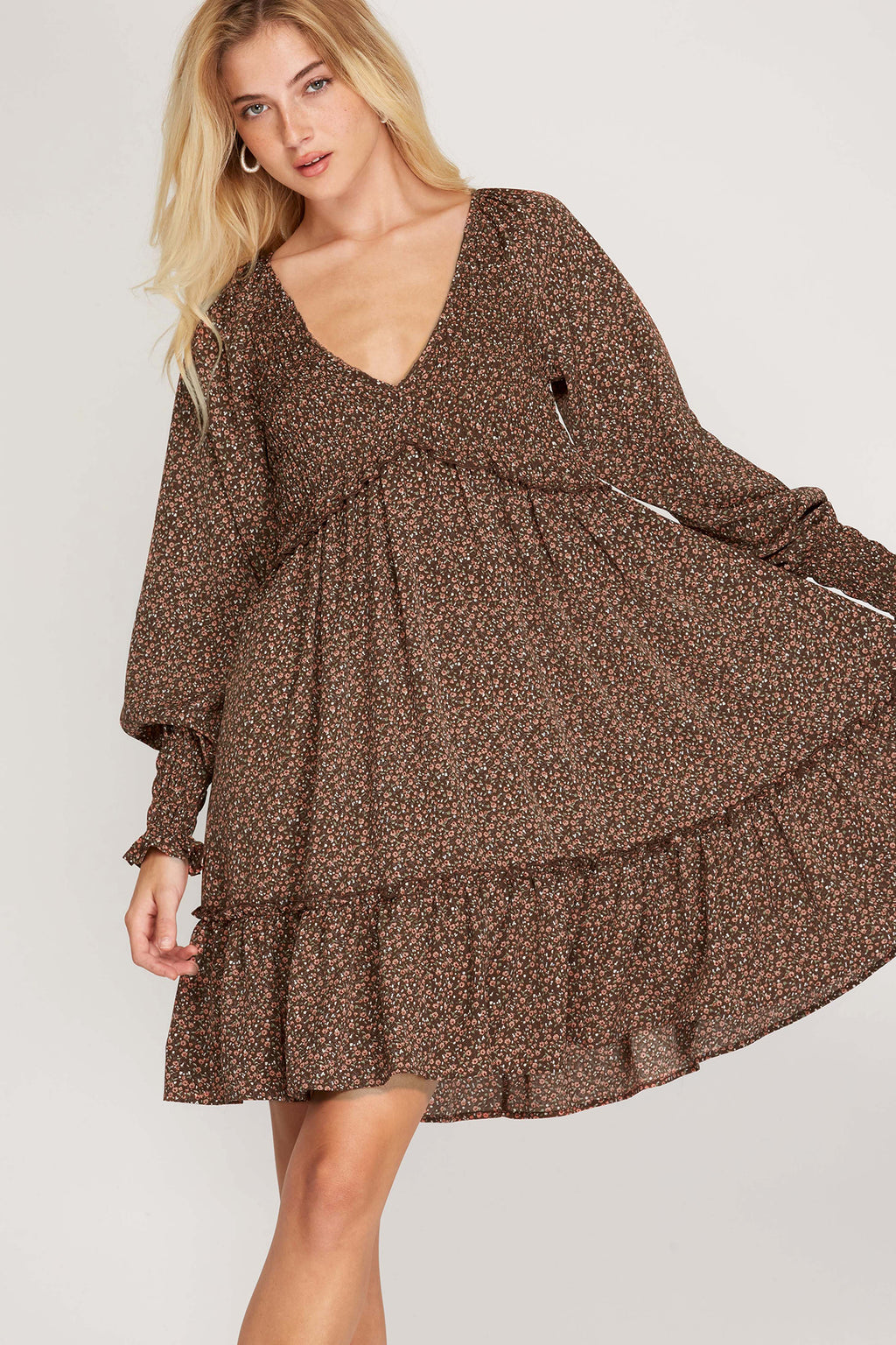 Forever Fall Floral Dress