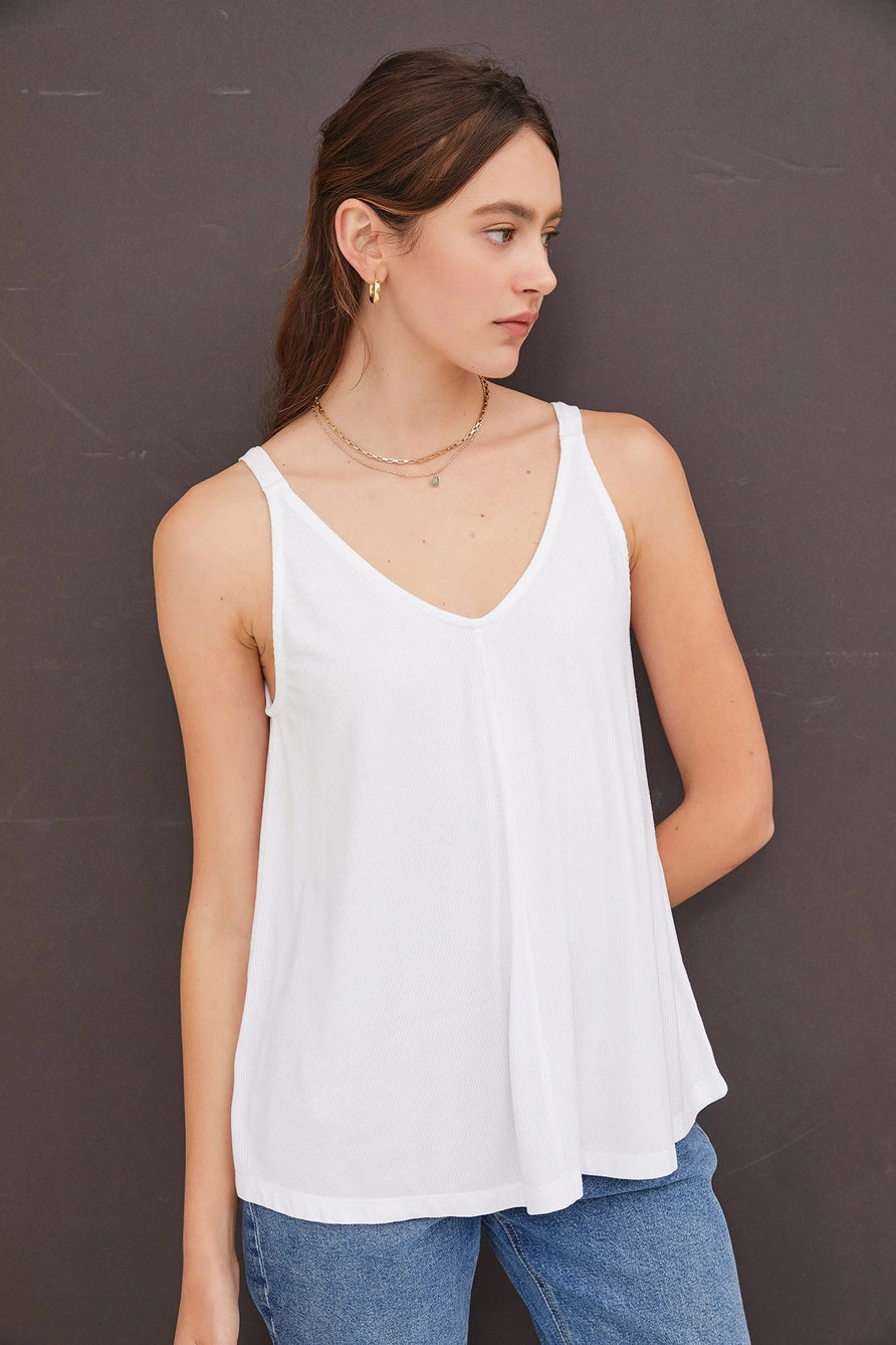 Flowy V Neck Tank