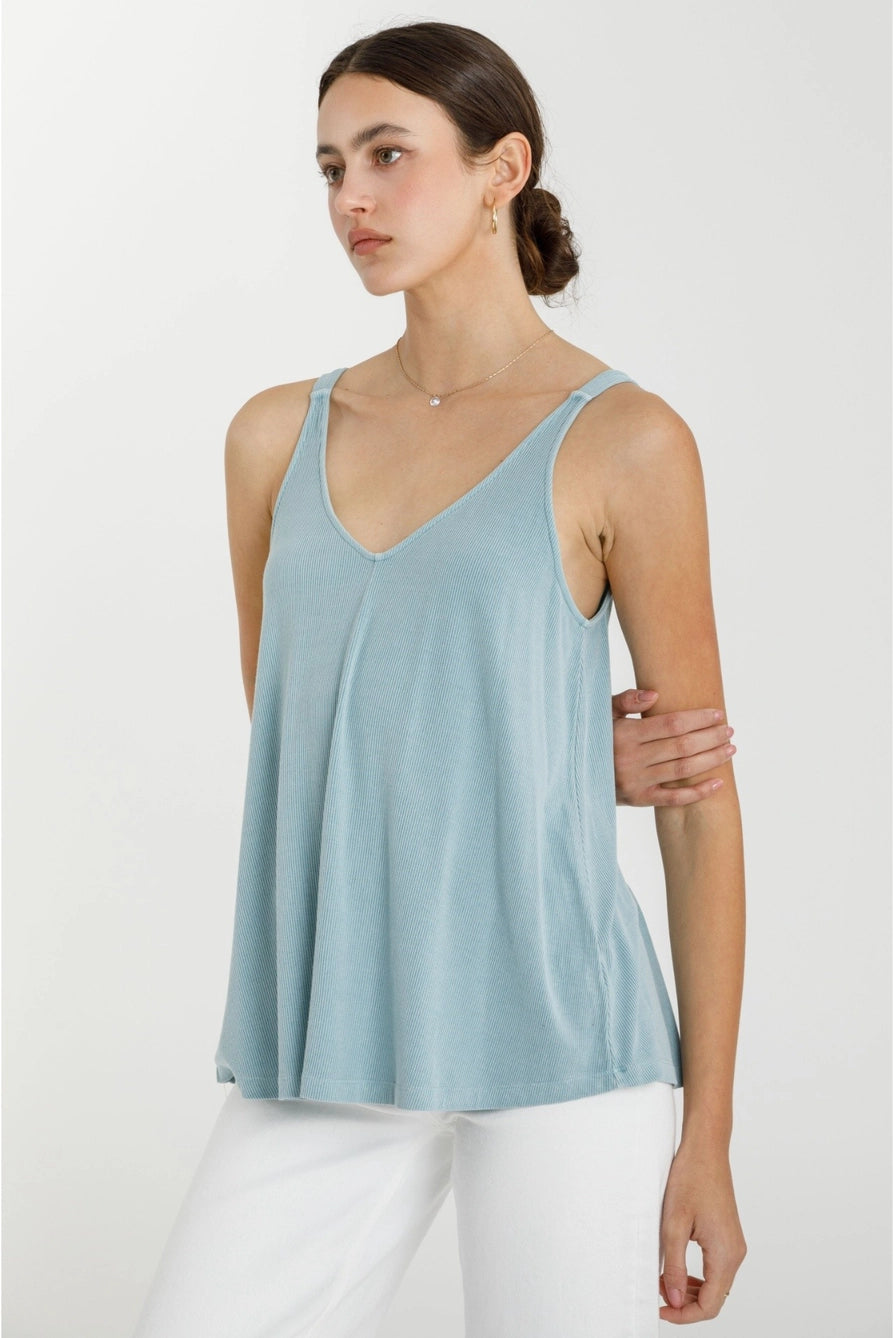 Flowy V Neck Tank