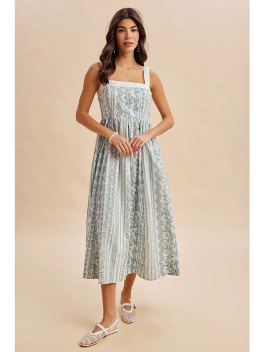 Cotton Floral Maxi Dress