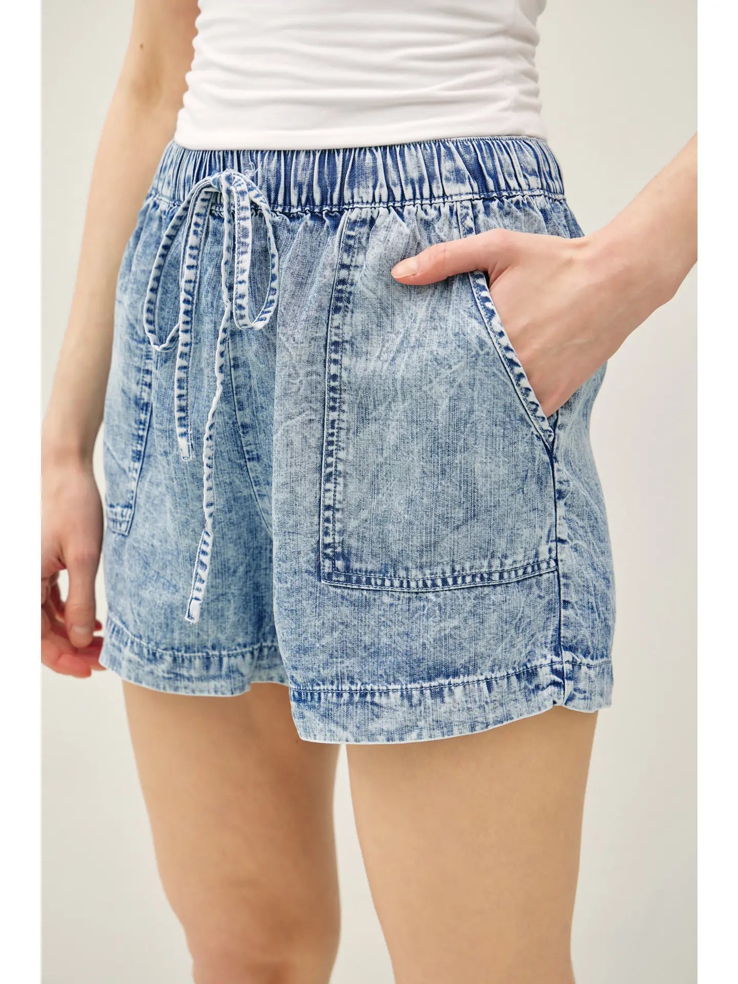 Denim Tencel Short