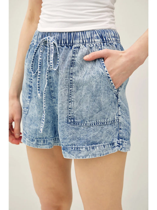 Denim Tencel Short