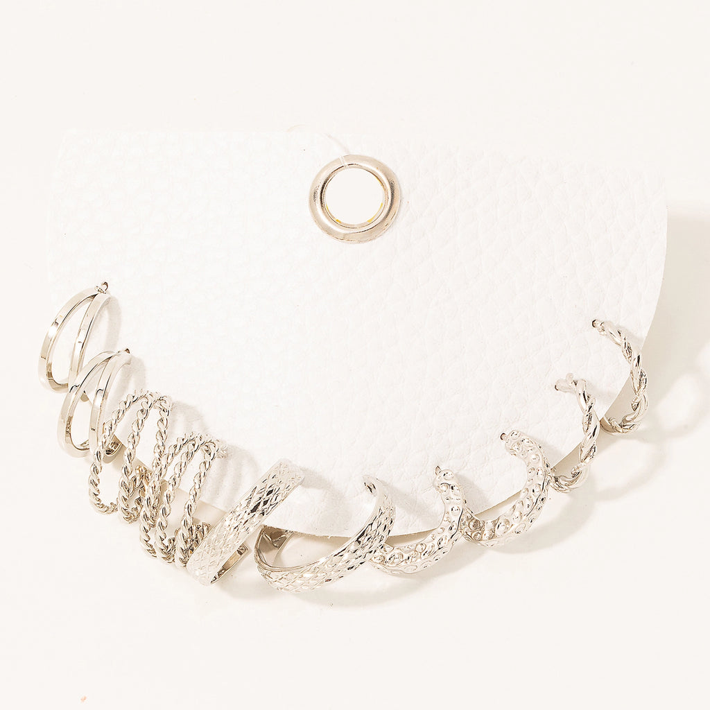 Twisted Mix Hoop Set