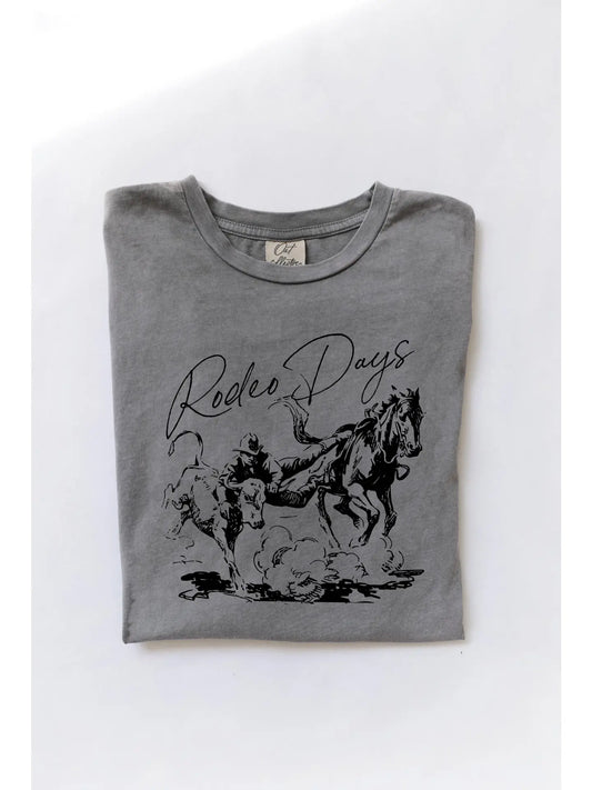 Rodeo Days Mineral Washed Graphic Tee