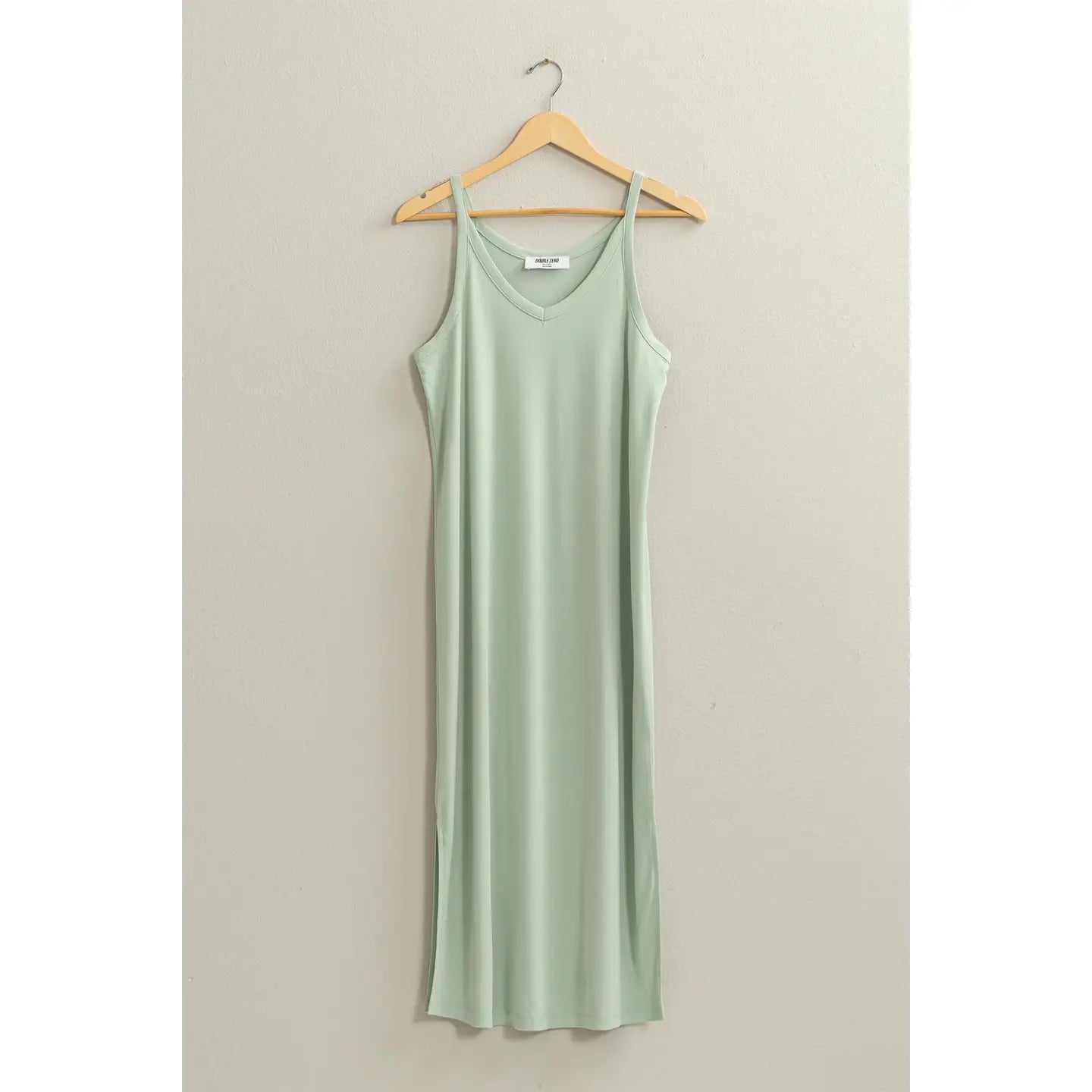 Soft V Neck Midi Dress