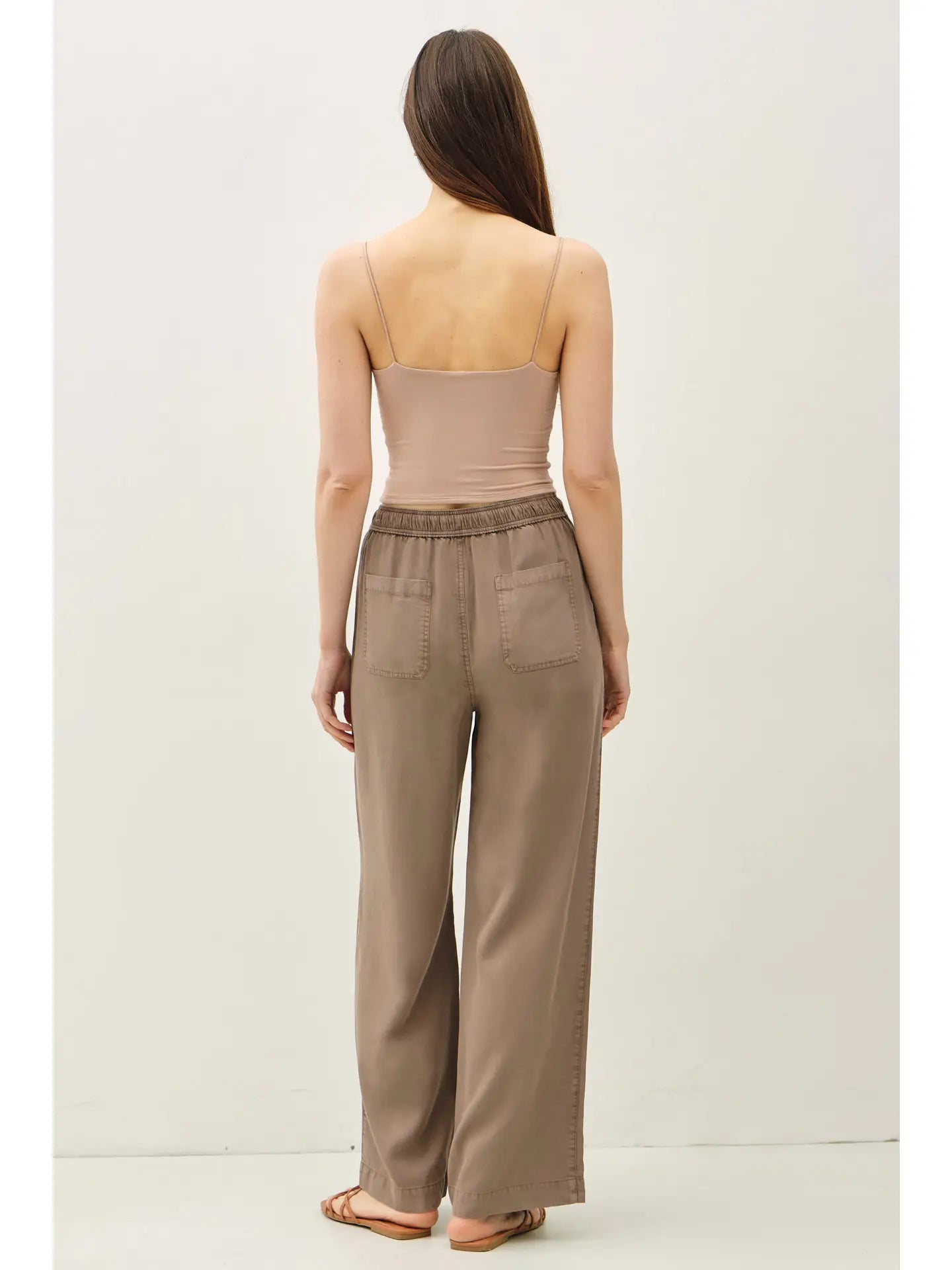 Tencel Wide Leg Pants