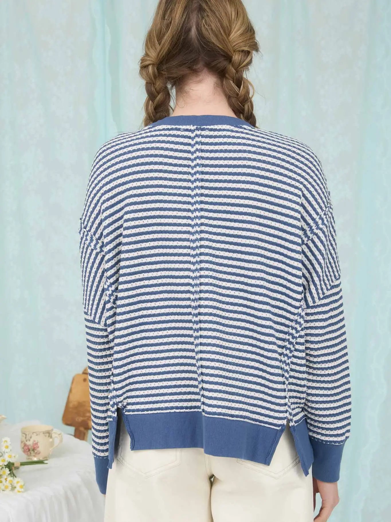 Stripe Long Sleeve Top