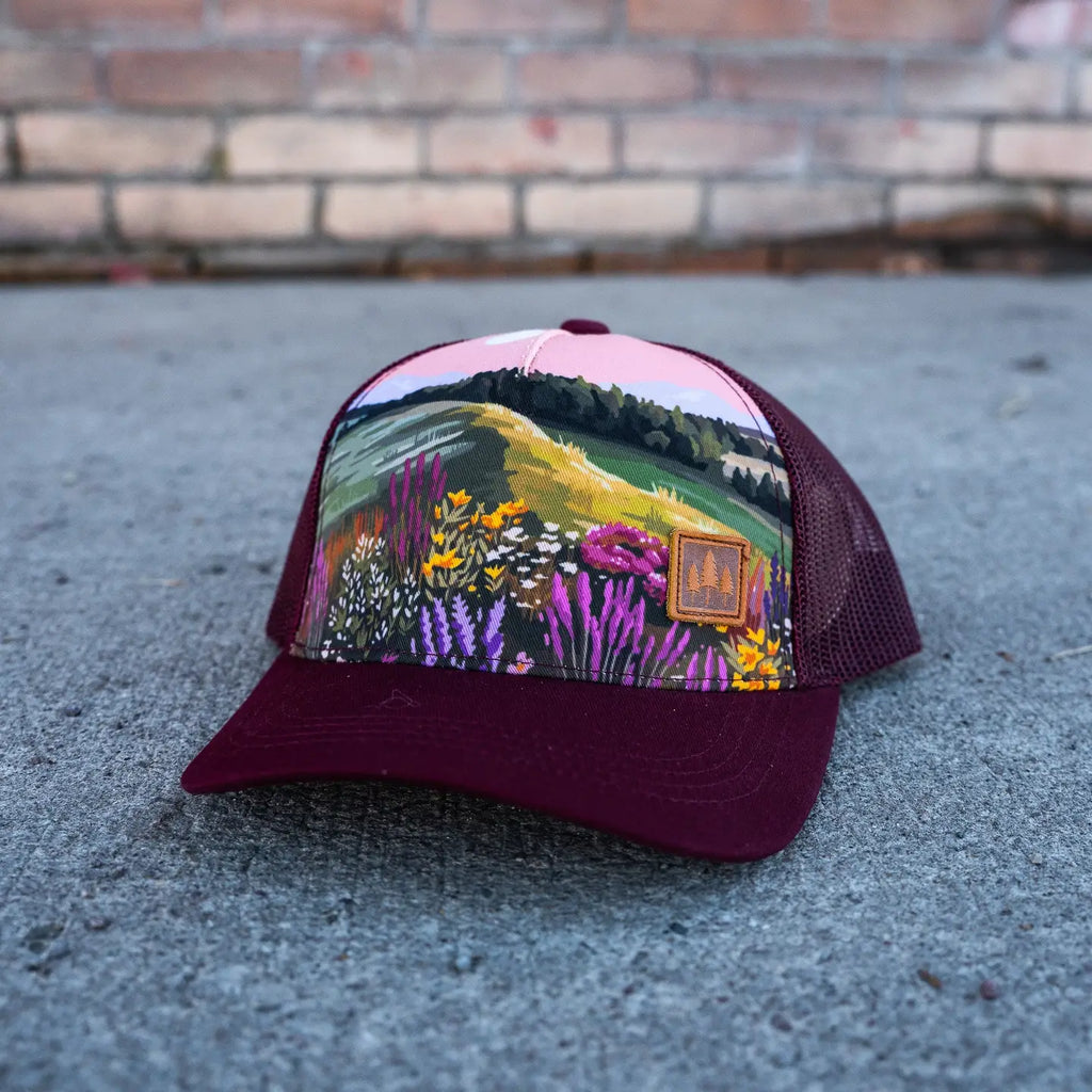 Wildflower Field Ball Cap