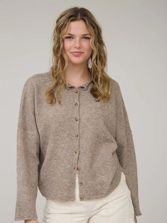 Lightweight Button Cardigan