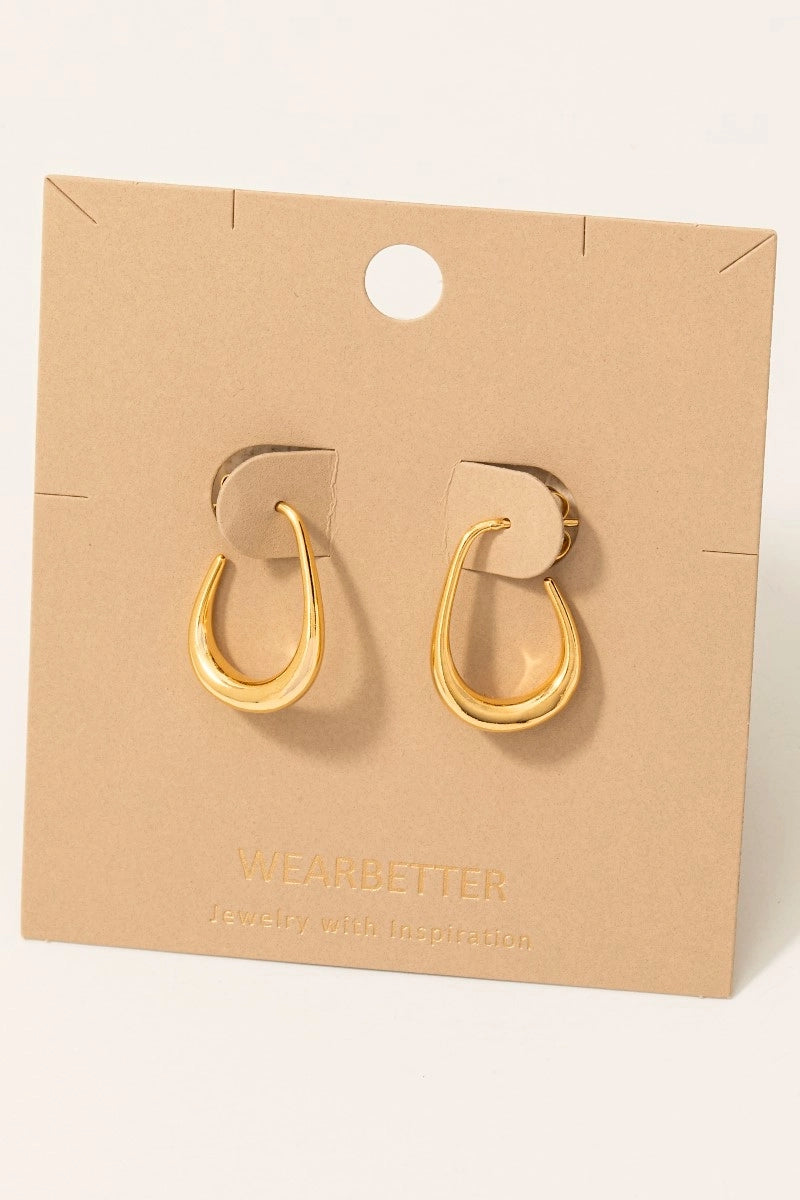 Thin Graduated Hoop Earrings