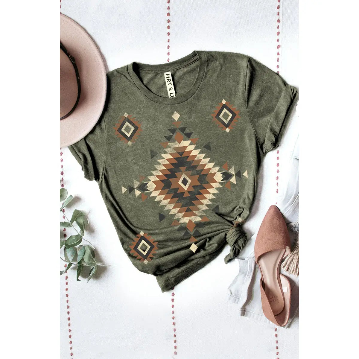Tribal Pattern Graphic Tee