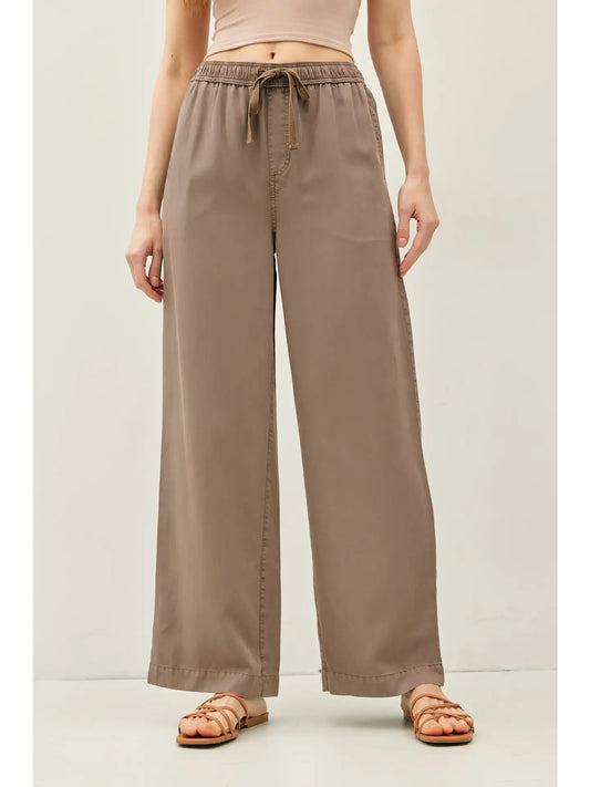 Tencel Wide Leg Pants
