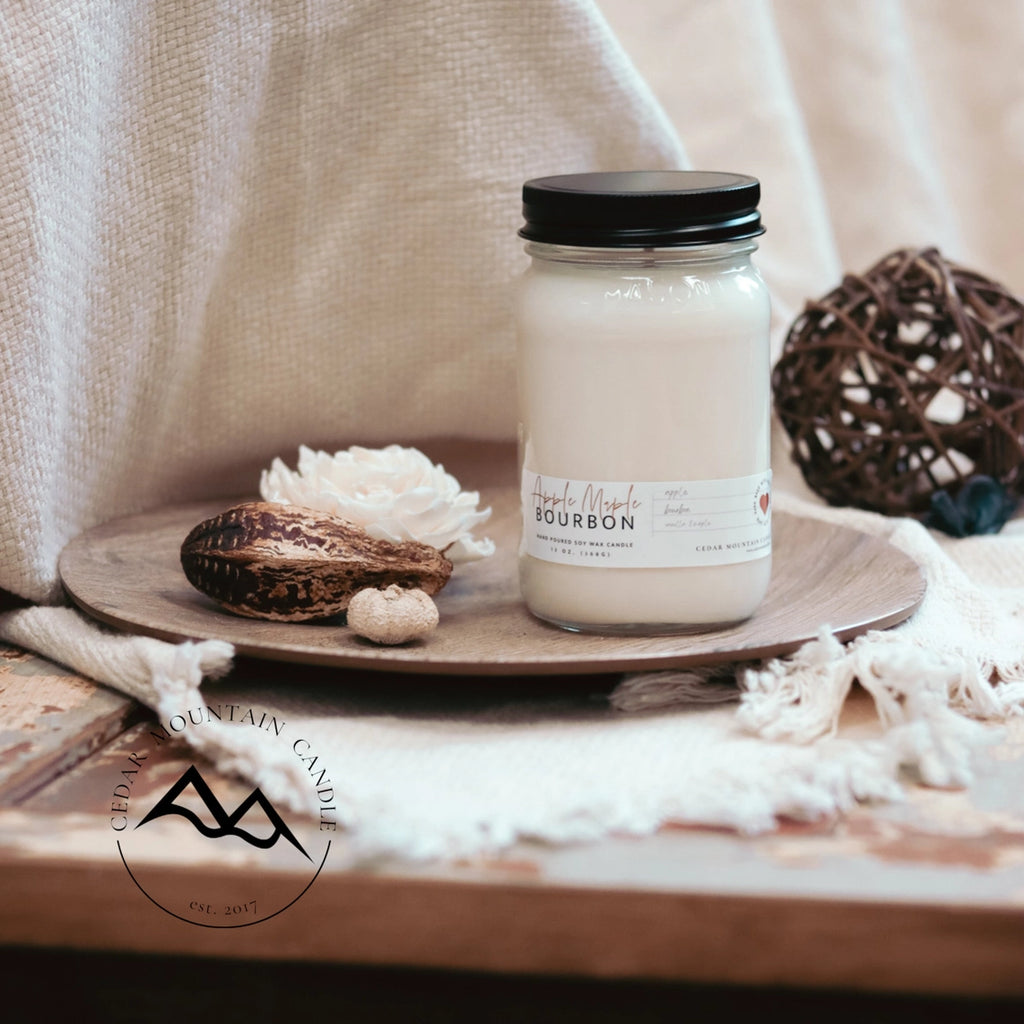 Mason Jar Soy Candle-Cascading Waterfall