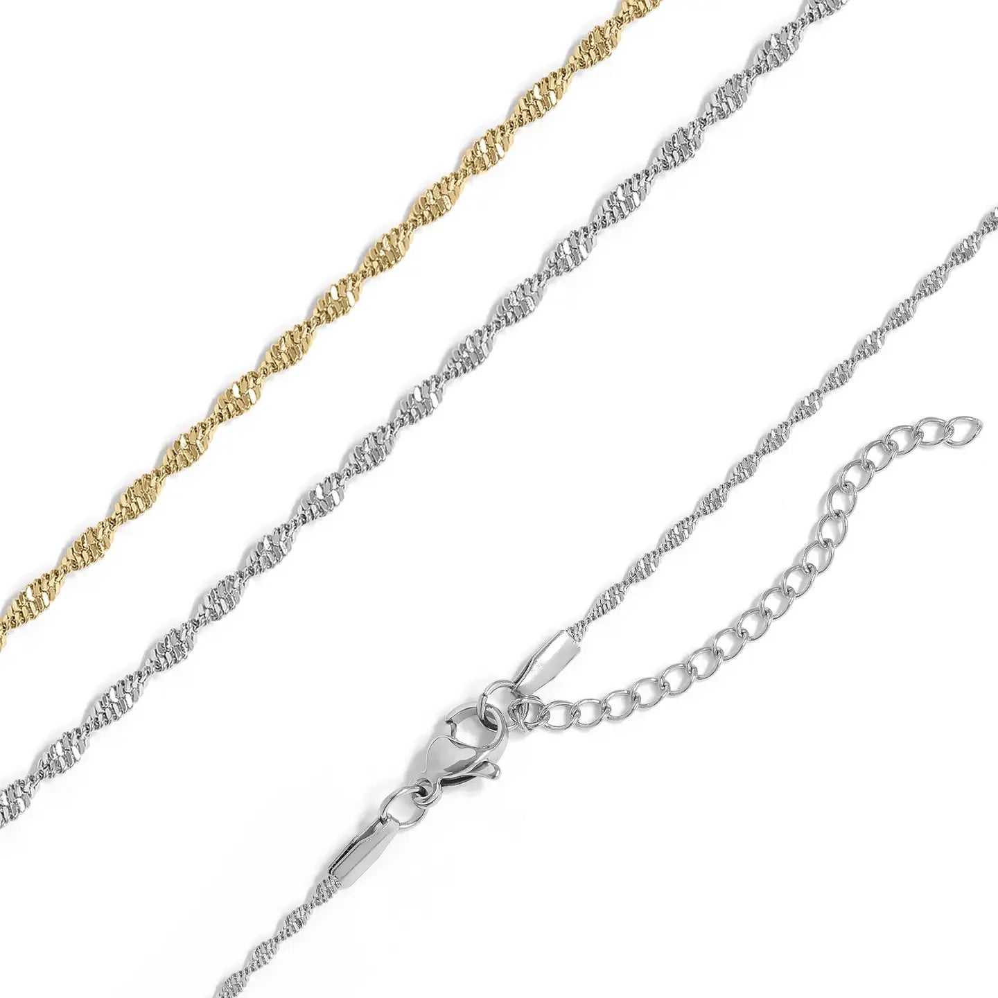 Stainless Steel Singapore Necklace