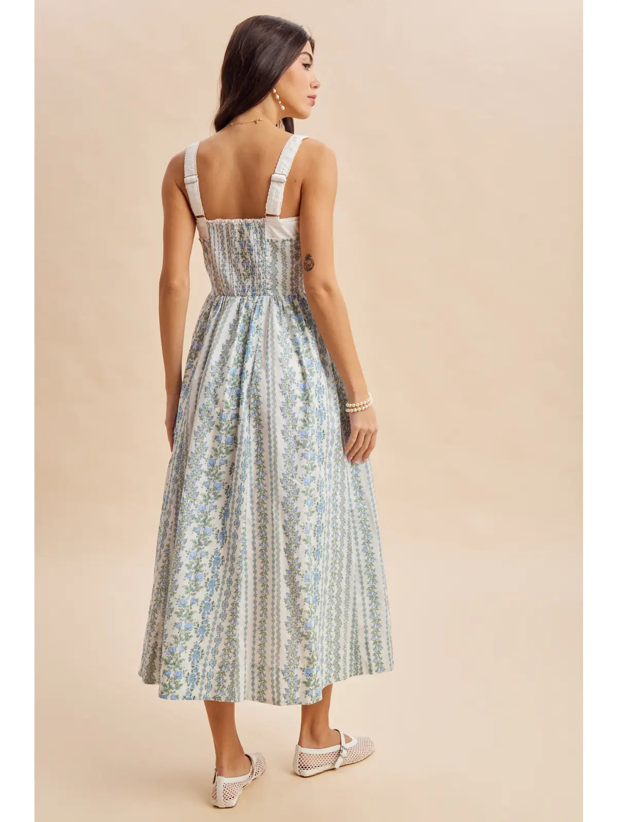 Cotton Floral Maxi Dress