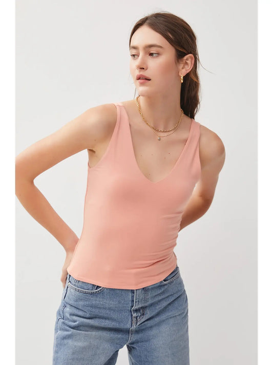 Soft Core V Neck Tank