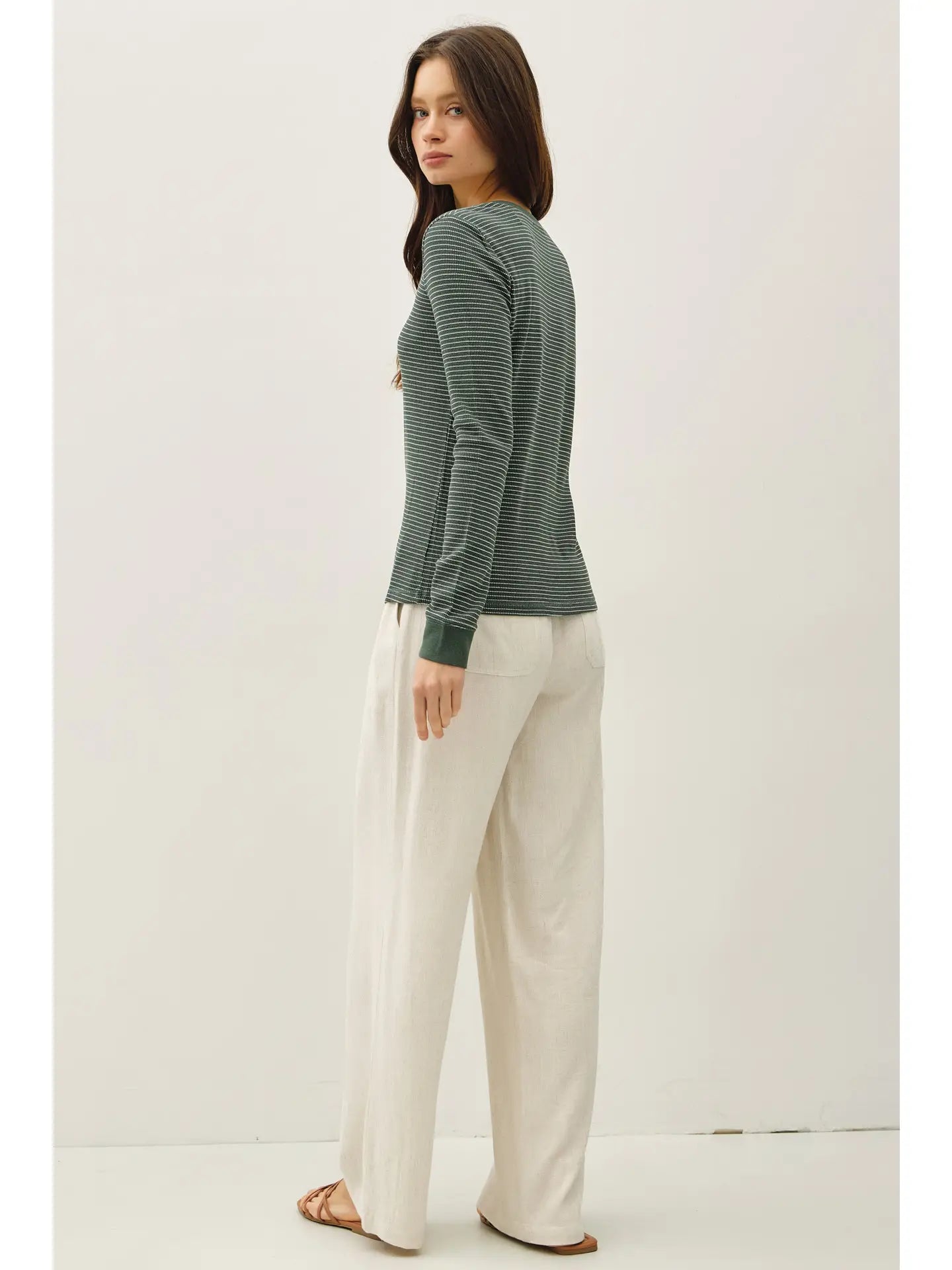 Stitched Thermal Henley