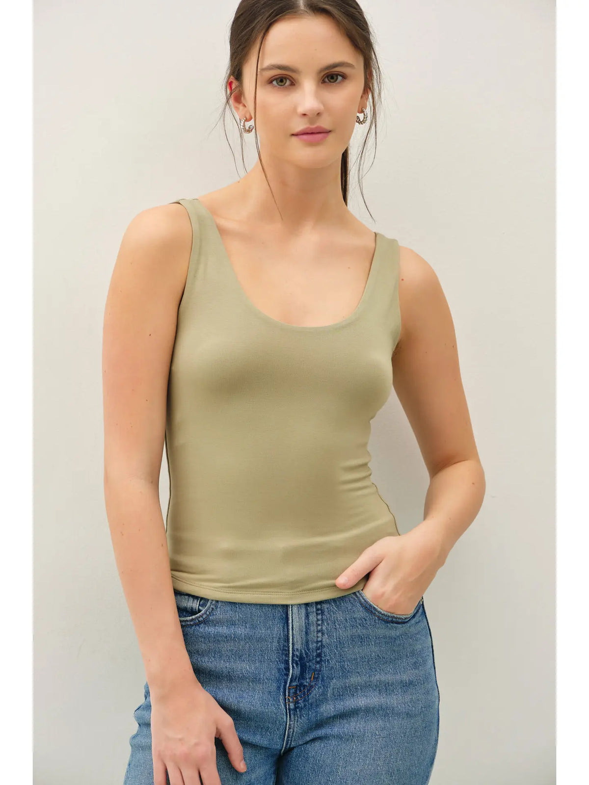 Soft Core Scoop Neck Tank