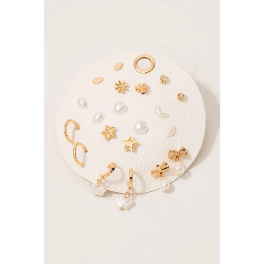 Bow Style Stud Earrings