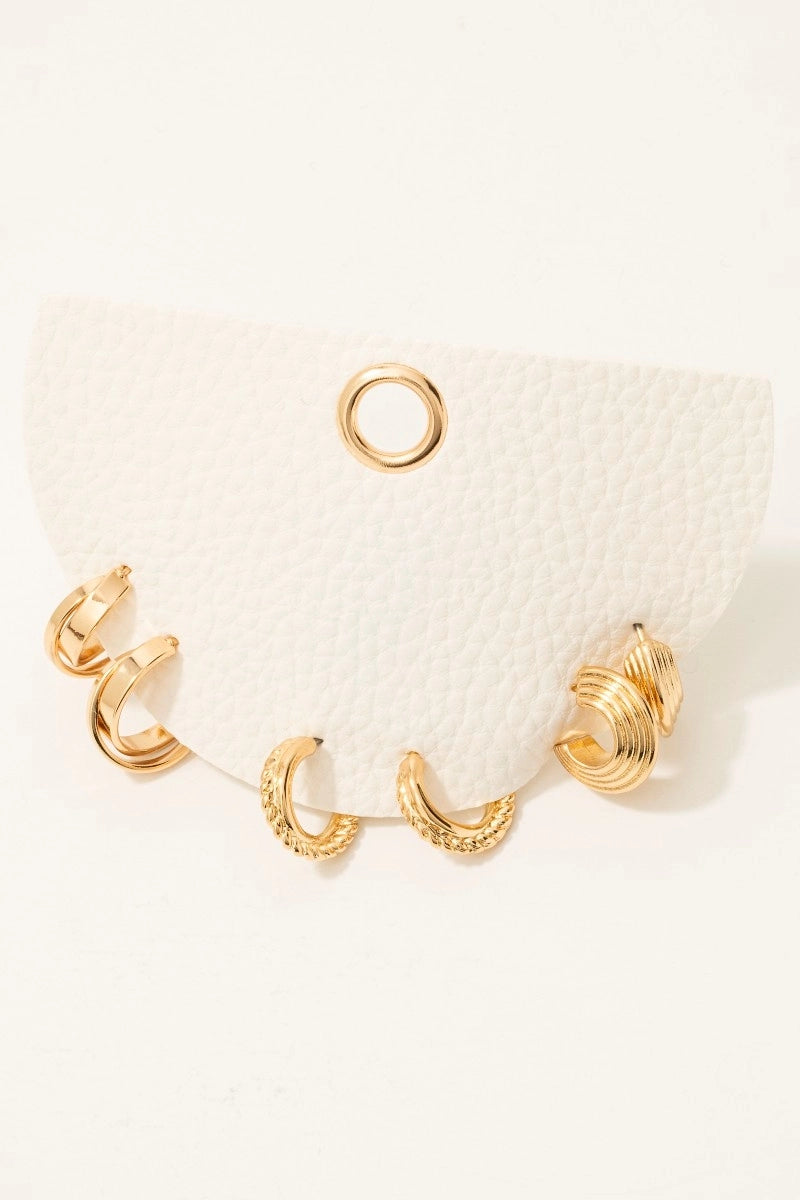 Assorted Hoop Earrings