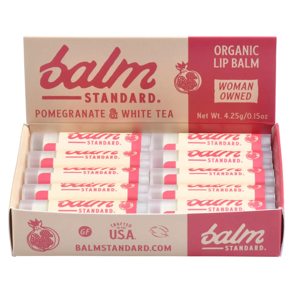 Lip Balm-Pomegranate and White Tea